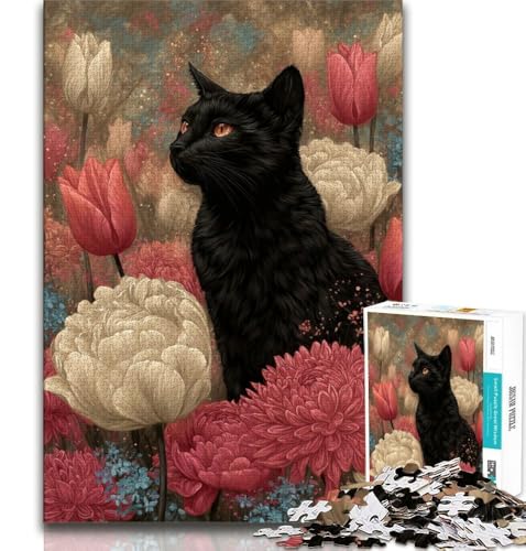Puzzle 1000 Teile für Erwachsene und Teenager, Katze, Lernspielzeug, Familienspiele, Lernspiel zum Geburtstag, Weihnachten, 75x50cm Puzzle 1000 Teile für Erwachsene und Teenager, Katze, Lernspielzeug, Familienspiele, Lernspiel zum Geburtstag, Weihnachten, 75x50cm von GKJPOXZJ