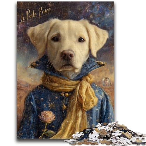 Puzzle 1000 Teile für Teenager, Der kleine Prinz, Hund, 1000 Teile für Teenager, Interessante Stressreduzierung, Eltern-Kind-Interaktion (26x38cm) von GKJPOXZJ