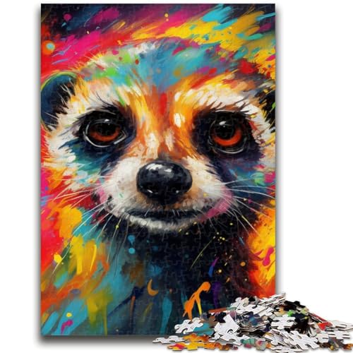 Puzzle 1000 Teile für Teenager, Erdmännchen-Puzzle, Quizspiel, ganze Familie (26x38cm) von GKJPOXZJ