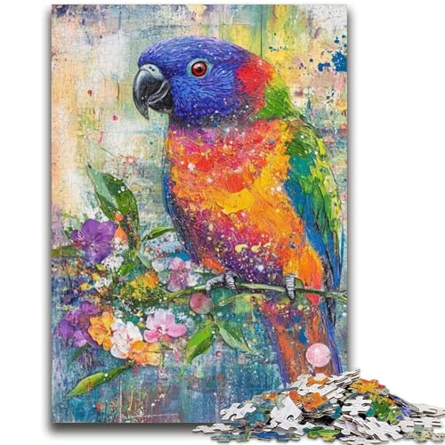 Puzzle 1000 Teile für Teenager, Fantasy-Papagei, 1000 Teile für Teenager, Spielspielzeug, jedes Teil ist einzigartig – anspruchsvolles Familienspiel (26x38cm) von GKJPOXZJ