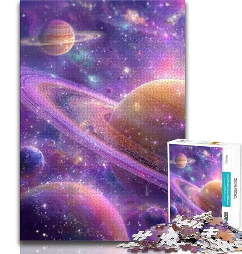 Puzzle 1000 Teile für Teenager, Galaxie-Sonnensystem, Lernspiele, Heimdekoration, Lernspiel für Geburtstag, Weihnachten, 75x50cm von GKJPOXZJ