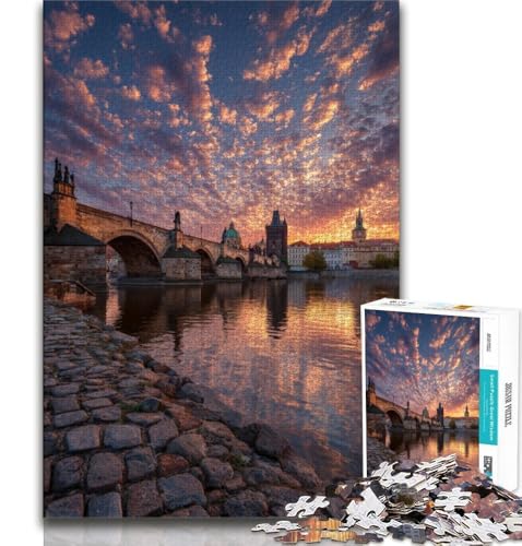 Puzzle 1000 Teile für Teenager, Geschenke, Brücke, Spielzeug, Lernspiele, Stressabbau, tolle Geschenke und Spielzeuge, 38x26cm von GKJPOXZJ