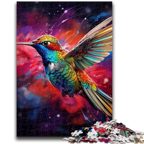 Puzzle 1000 Teile für Teenager, Geschenke, Bunte Kolibri-Puzzles, Quizspiel ganze Familie (50x75cm) von GKJPOXZJ