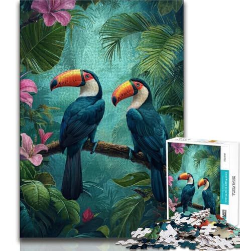 Puzzle 1000 Teile für Teenager, Geschenke, Dschungelpapagei, Spielzeug, Lernspiele, Stressabbau, tolle Geschenke und Spielzeuge, 75x50cm Puzzle 1000 Teile für Teenager, Geschenke, Dschungelpapagei, Spielzeug, Lernspiele, Stressabbau, tolle Geschenke und Spielzeuge, 75x50cm von GKJPOXZJ