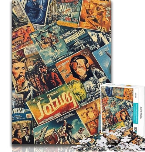 Puzzle 1000 Teile für Teenager, Geschenke, Filmplakate, Spielzeug, Lernspiele, Stressabbau, tolle Geschenke und Spielzeuge, 75x50cm Puzzle 1000 Teile für Teenager, Geschenke, Filmplakate, Spielzeug, Lernspiele, Stressabbau, tolle Geschenke und Spielzeuge, 75x50cm von GKJPOXZJ