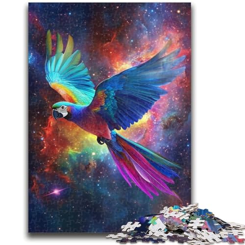 Puzzle 1000 Teile für Teenager, Geschenke, Galaxie-Papagei-Puzzle, lehrreich ganze Familie (50x75cm) von GKJPOXZJ