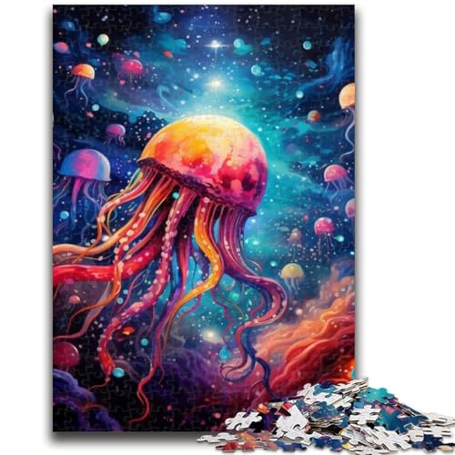 Puzzle 1000 Teile für Teenager, Geschenke, Galaxy Octopus Puzzles, Quizspiel ganze Familie (26x38cm) von GKJPOXZJ