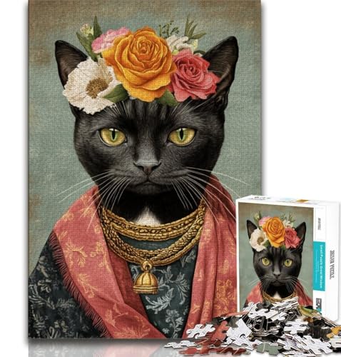 Puzzle 1000 Teile für Teenager, Geschenke, Katzenblumen, Spielzeug, Lernspiele, Stressabbau, tolle Geschenke und Spielzeuge, 75x50cm Puzzle 1000 Teile für Teenager, Geschenke, Katzenblumen, Spielzeug, Lernspiele, Stressabbau, tolle Geschenke und Spielzeuge, 75x50cm von GKJPOXZJ