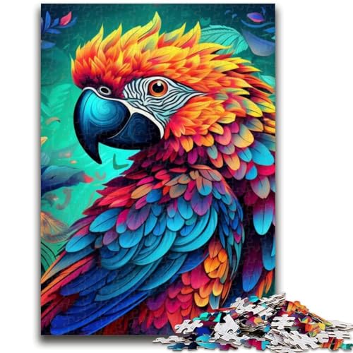 Puzzle 1000 Teile für Teenager, Geschenke, Kunst, Papagei, Puzzles für Erwachsene, Lernspielzeug, Familienspiele, einzigartige Geburtstags- und Geschenkideen (26x38cm) von GKJPOXZJ