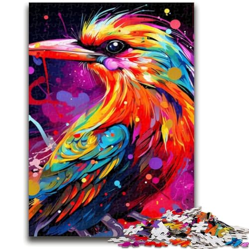 Puzzle 1000 Teile für Teenager, Geschenke, Kunst-Vogel-Puzzles, Quizspiel ganze Familie (26x38cm) von GKJPOXZJ