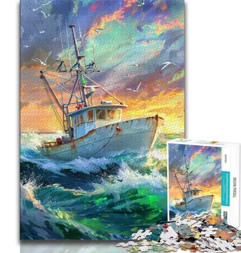 Puzzle 1000 Teile für Teenager, Geschenke, Seereise, Spielzeug, Lernspiele, Stressabbau, tolle Geschenke und Spielzeuge, 38x26cm Puzzle 1000 Teile für Teenager, Geschenke, Seereise, Spielzeug, Lernspiele, Stressabbau, tolle Geschenke und Spielzeuge, 38x26cm von GKJPOXZJ