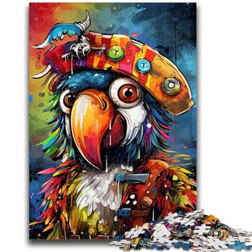 Puzzle 1000 Teile für Teenager, Geschenke, Tiere, Vögel, Papageien, Puzzles für Erwachsene, Lernspiele, DIY-Spielzeug, tolle Geschenke und Spielzeuge, (50x75cm) von GKJPOXZJ