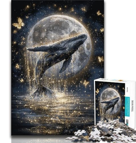 Puzzle 1000 Teile für Teenager, Geschenke, Weltraumwal, Spielzeug, Lernspiele, Stressabbau, tolle Geschenke und Spielzeuge, 75x50cm Puzzle 1000 Teile für Teenager, Geschenke, Weltraumwal, Spielzeug, Lernspiele, Stressabbau, tolle Geschenke und Spielzeuge, 75x50cm von GKJPOXZJ