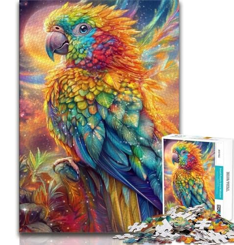 Puzzle 1000 Teile für Teenager, Geschenke, bunter Papagei, Spielzeug, Lernspiele, Stressabbau, tolle Geschenke und Spielzeuge, 38x26cm Puzzle 1000 Teile für Teenager, Geschenke, bunter Papagei, Spielzeug, Lernspiele, Stressabbau, tolle Geschenke und Spielzeuge, 38x26cm von GKJPOXZJ