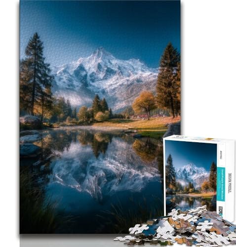 Puzzle 1000 Teile für Teenager, Geschenke, schöne Berge und Seen, Stressabbau, schwierige Herausforderung, ganze Familie, 75x50cm Puzzle 1000 Teile für Teenager, Geschenke, schöne Berge und Seen, Stressabbau, schwierige Herausforderung, ganze Familie, 75x50cm von GKJPOXZJ