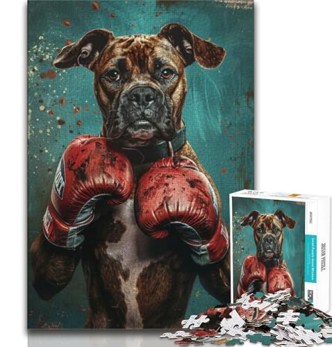 Puzzle 1000 Teile für Teenager, Geschenke für Boxhunde, Spielzeug, Lernspiele, Stressabbau, tolle Geschenke und Spielzeuge, 38x26cm von GKJPOXZJ