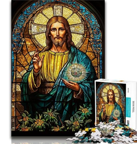 Puzzle 1000 Teile für Teenager, Jesus, anspruchsvolles Spiel und Lernspiel für die ganze Familie zum Geburtstag, Weihnachten, 75x50cm von GKJPOXZJ