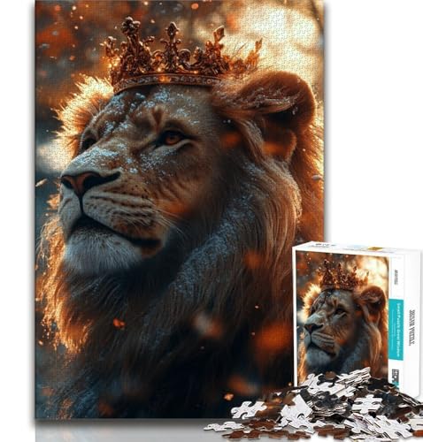 Puzzle 1000 Teile für Teenager, König der Löwen, Lernspiele, Heimdekoration, Lernspiel für Geburtstag, Weihnachten, 75x50cm von GKJPOXZJ