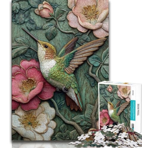 Puzzle 1000 Teile für Teenager, Kolibri, anspruchsvolles Spiel und Lernspiel für die ganze Familie zum Geburtstag, Weihnachten, 75x50cm Puzzle 1000 Teile für Teenager, Kolibri, anspruchsvolles Spiel und Lernspiel für die ganze Familie zum Geburtstag, Weihnachten, 75x50cm von GKJPOXZJ