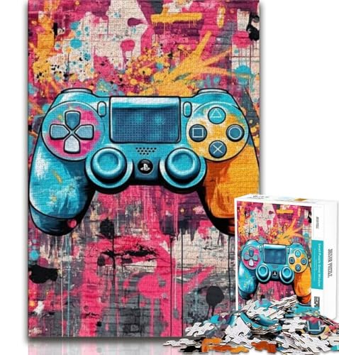 Puzzle 1000 Teile für Teenager, Spiel Graffiti, Spielzeug, Lernspiele, Stressabbau, einzigartige Heimdekoration und Geschenke, 75x50cm von GKJPOXZJ