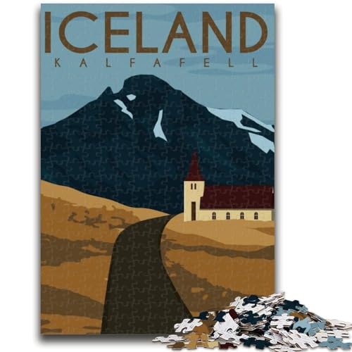 Puzzle 1000 Teile für Teenager, Weltreiseposter, Teenager-Puzzles, mit passendem Poster und Quizblatt, für Kinder ab 14 Jahren (50x75cm) von GKJPOXZJ