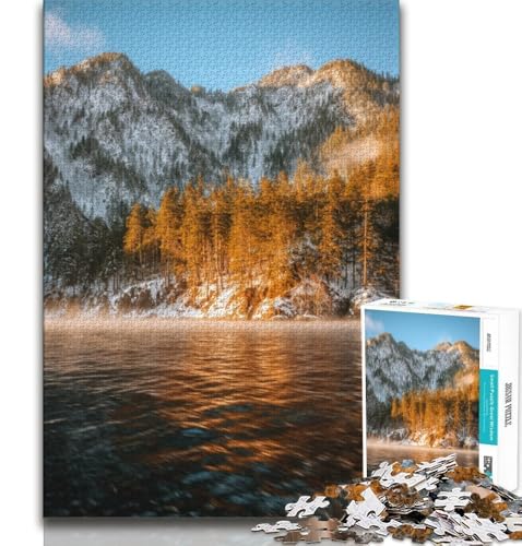 Puzzle 1000 Teile für Teenager, wunderschöne Berge und Seen, Spielzeug, Lernspiele, Stressabbau, einzigartige Heimdekoration und Geschenke, 75x50cm Puzzle 1000 Teile für Teenager, wunderschöne Berge und Seen, Spielzeug, Lernspiele, Stressabbau, einzigartige Heimdekoration und Geschenke, 75x50cm von GKJPOXZJ