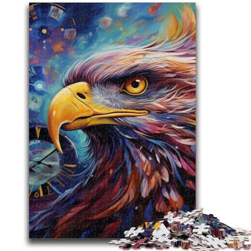 Puzzle 1000 Teile für Teenager-Geschenke, Bunte Adler-Puzzles, Quizspiel ganze Familie (50x75cm) von GKJPOXZJ