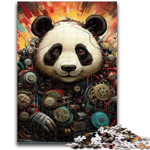 Puzzle 1000 Teile für Teenager-Geschenke, Bunte Tier-Panda-Puzzles, Quizspiel ganze Familie (26x38cm) von GKJPOXZJ