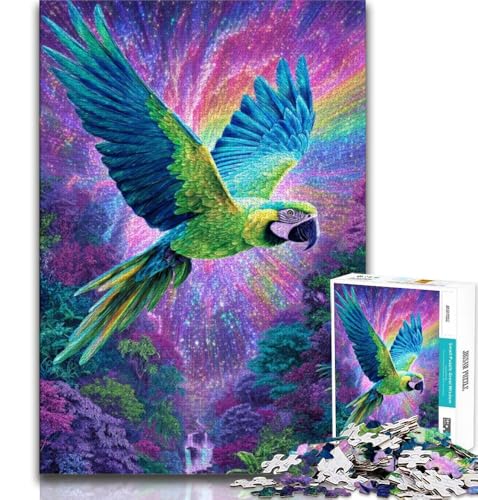 Puzzle 1000 Teile für Teenager-Geschenke, Fantasy-Papagei, anspruchsvolles Spielspielzeug, Wanddekoration, einzigartige Geburtstags, 38x26cm Puzzle 1000 Teile für Teenager-Geschenke, Fantasy-Papagei, anspruchsvolles Spielspielzeug, Wanddekoration, einzigartige Geburtstags, 38x26cm von GKJPOXZJ
