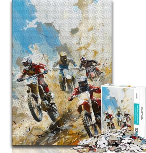 Puzzle 1000 Teile für Teenager-Geschenke, Mountainbike, Spielzeug, Lernspiele, Stressabbau, tolle Geschenke und Spielzeuge, 75x50cm Puzzle 1000 Teile für Teenager-Geschenke, Mountainbike, Spielzeug, Lernspiele, Stressabbau, tolle Geschenke und Spielzeuge, 75x50cm von GKJPOXZJ