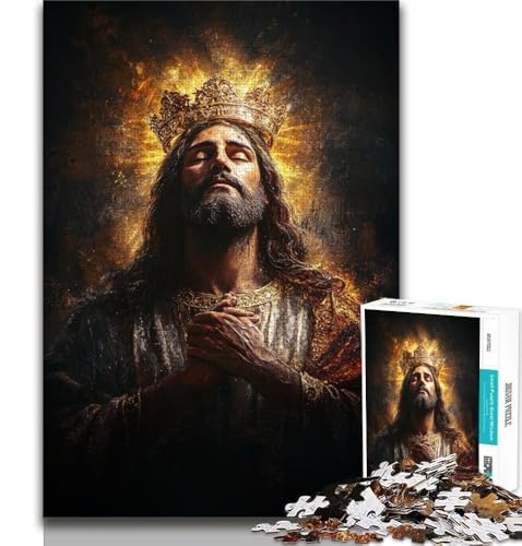 Puzzle 1000 Teile für Teenager Jesus, Lernspiele, Heimdekoration, Lernspiel für Geburtstag, Weihnachten, 75x50cm von GKJPOXZJ