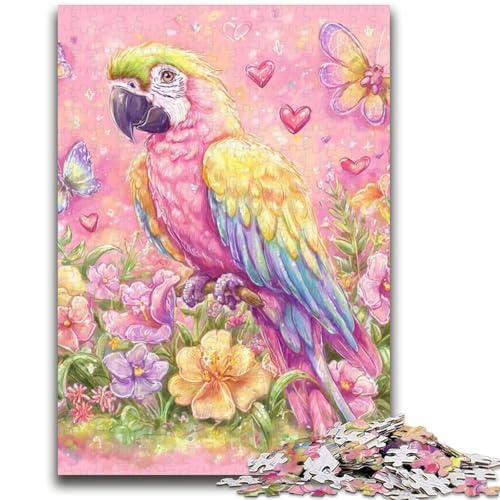 Puzzle für Erwachsene, 1000 Papageien-Puzzles, anspruchsvolles Spielgeschenk, ganze Familie (26x38cm) von GKJPOXZJ