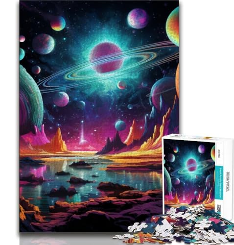 Puzzle für Erwachsene, 1000 Puzzles, Fantasielandschaft, anspruchsvolles Spiel und Lernspiel für die ganze Familie zum Geburtstag, Weihnachten, 38x26cm Puzzle für Erwachsene, 1000 Puzzles, Fantasielandschaft, anspruchsvolles Spiel und Lernspiel für die ganze Familie zum Geburtstag, Weihnachten, 38x26cm von GKJPOXZJ