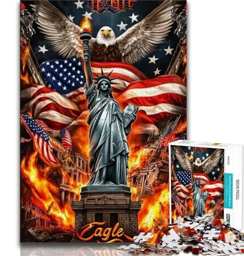Puzzle für Erwachsene, 1000 Puzzles, Freiheitsstatue, anspruchsvolles Spiel und Lernspiel für die ganze Familie zum Geburtstag, Weihnachten, 38x26cm Puzzle für Erwachsene, 1000 Puzzles, Freiheitsstatue, anspruchsvolles Spiel und Lernspiel für die ganze Familie zum Geburtstag, Weihnachten, 38x26cm von GKJPOXZJ