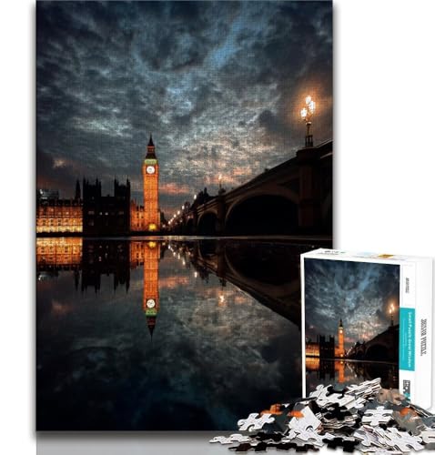Puzzle für Erwachsene, 1000 Puzzles, Sonnenuntergangslandschaft, anspruchsvolles Spiel und Lernspiel für die ganze Familie zum Geburtstag, Weihnachten, 38x26cm von GKJPOXZJ