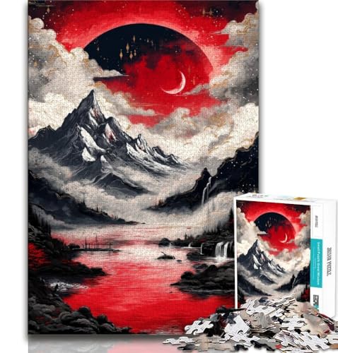 Puzzle für Erwachsene, 1000 Puzzles, magischer Berg Fuji, Lernspielzeug, Familienspiele, geeignet als Schreibtischdekoration, 75x50cm Puzzle für Erwachsene, 1000 Puzzles, magischer Berg Fuji, Lernspielzeug, Familienspiele, geeignet als Schreibtischdekoration, 75x50cm von GKJPOXZJ