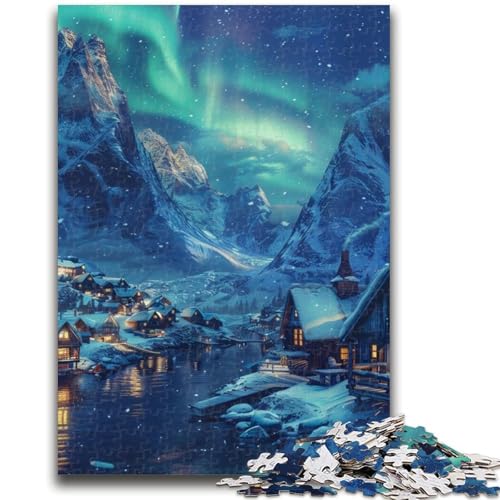 Puzzle für Erwachsene, 1000 Puzzles für Teenager, Aurora Cabin, Lernpuzzles, ganze Familie, (38x26cm) von GKJPOXZJ