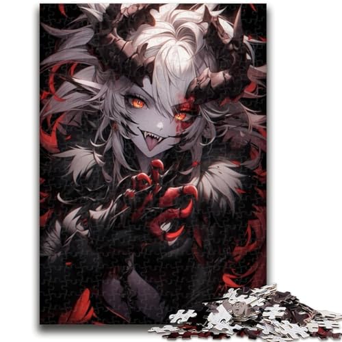Puzzle für Erwachsene, 1000 Teile, Anime-Dämonenmädchen, Puzzle für Erwachsene, Dekomprimierendes intellektuelles Lernspielzeug, Geburtstagsgeschenk (50x75cm) von GKJPOXZJ