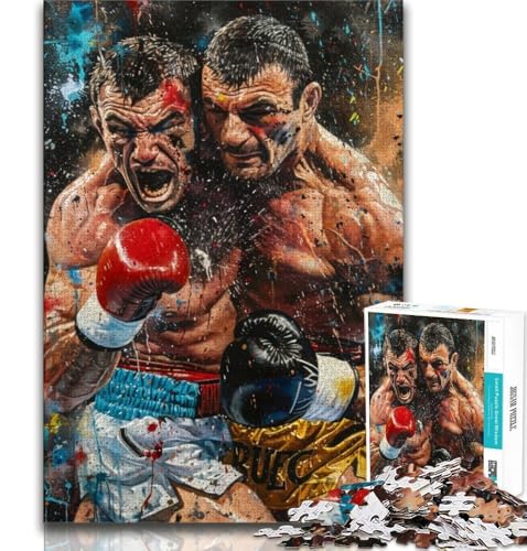 Puzzle für Erwachsene, 1000 Teile, Boxer, hilft dem Gehirn, süchtig machendes Spielzeug zu trainieren, um Geduld zu fördern, perfekte Dekoration, 38x26cm Puzzle für Erwachsene, 1000 Teile, Boxer, hilft dem Gehirn, süchtig machendes Spielzeug zu trainieren, um Geduld zu fördern, perfekte Dekoration, 38x26cm von GKJPOXZJ