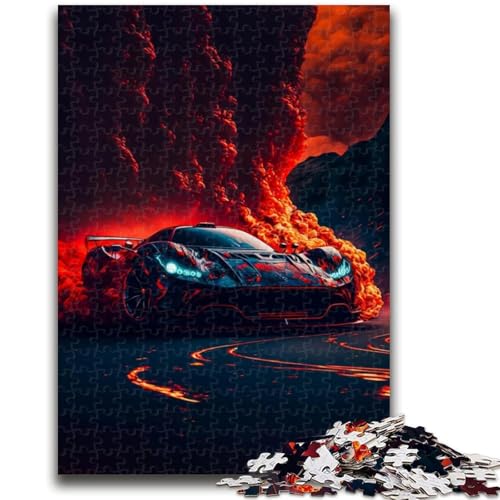 Puzzle für Erwachsene, 1000 Teile, Coole Sportwagen-Puzzles für Erwachsene, Lernspiel für Geburtstag, Weihnachten, für Kinder ab 14 Jahren (50x75cm) von GKJPOXZJ