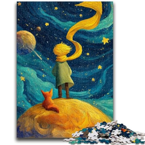 Puzzle für Erwachsene, 1000 Teile, Der Kleine Prinz, Teenager-Puzzle, Stressabbau, schwierige Herausforderung, Wichtelgeschenke (50x75cm) von GKJPOXZJ
