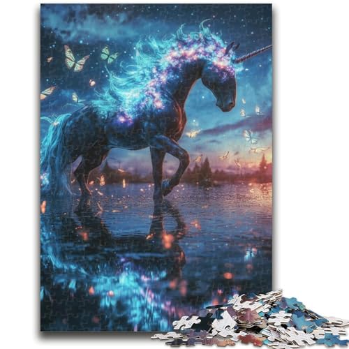 Puzzle für Erwachsene, 1000 Teile, Einhorn des Universums, anspruchsvolles Spiel, Geschenke, ganze Familie (75x50cm) von GKJPOXZJ