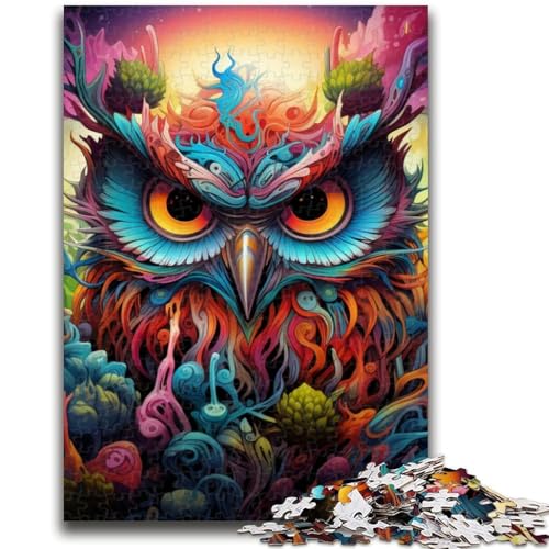 Puzzle für Erwachsene, 1000 Teile, Eulen-Puzzles für Teenager, tolles Geschenk für die ganze Familie ab 14 Jahren (26x38cm) von GKJPOXZJ
