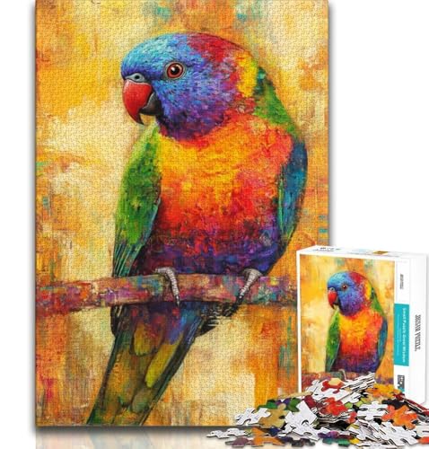 Puzzle für Erwachsene, 1000 Teile, Fantasie-Papagei, Stressabbau, Staycation-Zeitvertreib-Wunschliste mit Weihnachtsmann, 75x50cm Puzzle für Erwachsene, 1000 Teile, Fantasie-Papagei, Stressabbau, Staycation-Zeitvertreib-Wunschliste mit Weihnachtsmann, 75x50cm von GKJPOXZJ