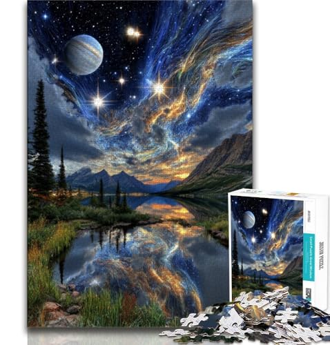 Puzzle für Erwachsene, 1000 Teile, Fantasielandschaft, anspruchsvolles Spiel und Lernspiel für die ganze Familie zum Geburtstag, Weihnachten, 38x26cm Puzzle für Erwachsene, 1000 Teile, Fantasielandschaft, anspruchsvolles Spiel und Lernspiel für die ganze Familie zum Geburtstag, Weihnachten, 38x26cm von GKJPOXZJ