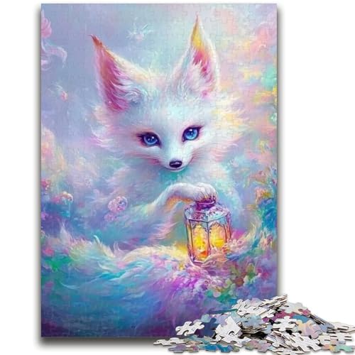 Puzzle für Erwachsene, 1000 Teile, Fantasy-Fuchs, 1000 Teile für Teenager, Lernspielzeug, Familienspiele, einzigartige Geburtstags- und Geschenkideen (26x38cm) von GKJPOXZJ