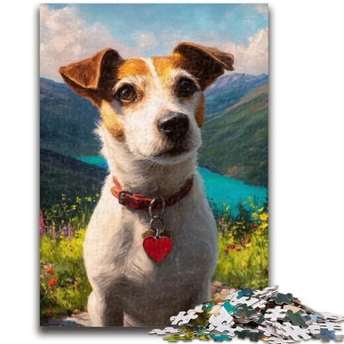 Puzzle für Erwachsene, 1000 Teile, Happy Dog, Puzzle für Erwachsene, Lernspiele, Heimdekoration, einzigartige Heimdekoration und Geschenke (75x50cm) von GKJPOXZJ