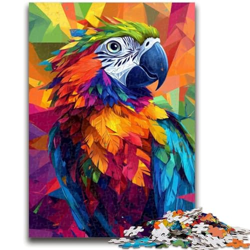 Puzzle für Erwachsene, 1000 Teile, Papagei, Puzzle für Erwachsene, Spielspielzeug, jedes Teil ist einzigartig – anspruchsvolles Familienspiel (26x38cm) von GKJPOXZJ