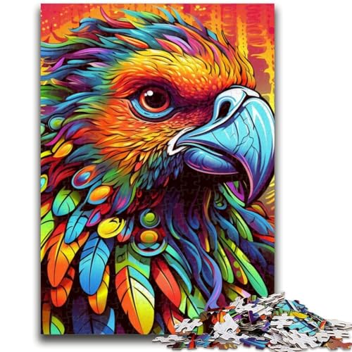 Puzzle für Erwachsene, 1000 Teile, Papageien-Puzzle für Teenager, lustige Familienspiele, ganze Familie (26x38cm) von GKJPOXZJ