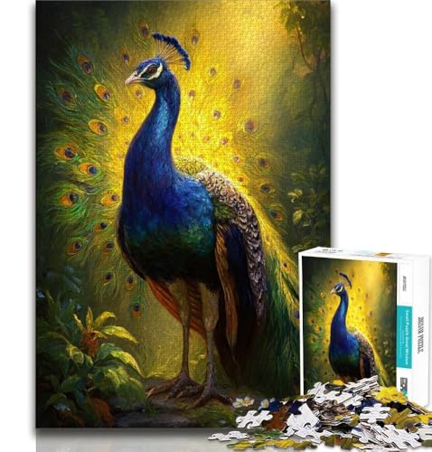 Puzzle für Erwachsene, 1000 Teile, Pfauenkunst, pädagogisches Familienspiel, Wanddekoration, einzigartige Geburtstags, 75x50cm Puzzle für Erwachsene, 1000 Teile, Pfauenkunst, pädagogisches Familienspiel, Wanddekoration, einzigartige Geburtstags, 75x50cm von GKJPOXZJ
